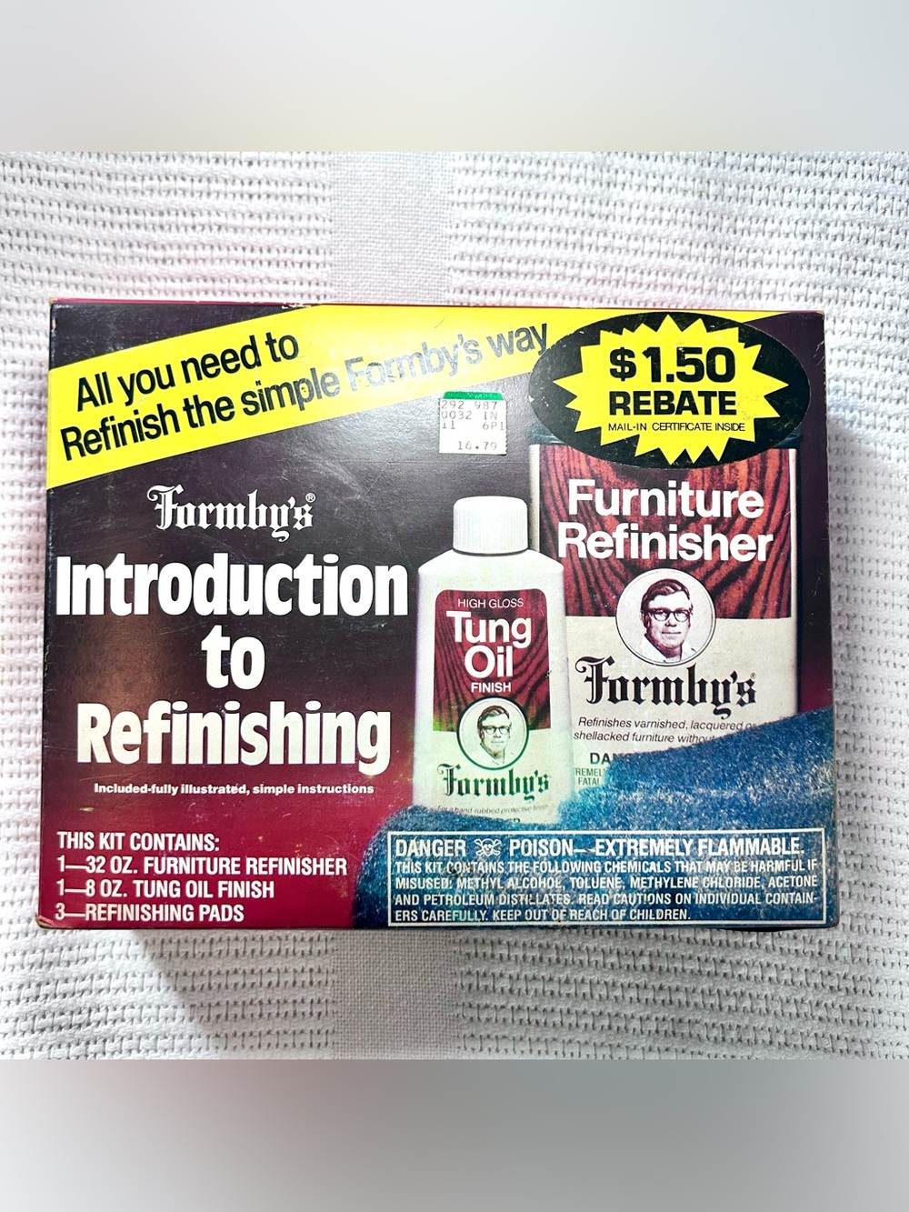 Formby’s Introduction to Refinishing Tung Oil Furniture Refinisher Sealed